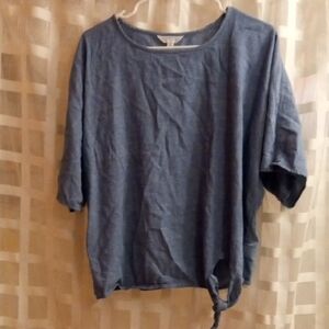 Time and Tru Denim Blue Top